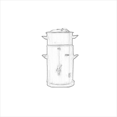 ../frankl24shop/Wärmeschankbehälter mit Kaffeebrühaufsatz 10l